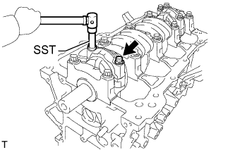 Toyota Rav4. Aca30, 33, 38 Gsa33 Zsa30, 35.3Zr-Fae Engine Mechanical.Engine.Cylinder Block  Disassembly